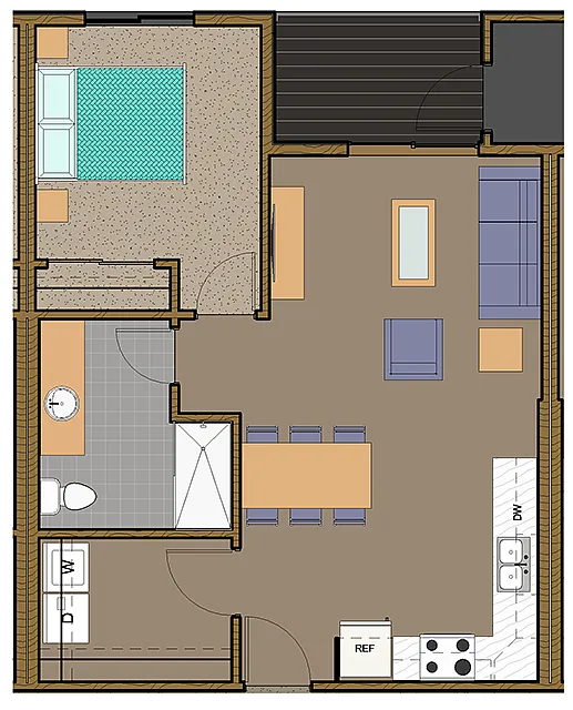 Floor plan Jean - Betty - William