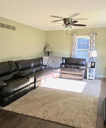 spacious living room