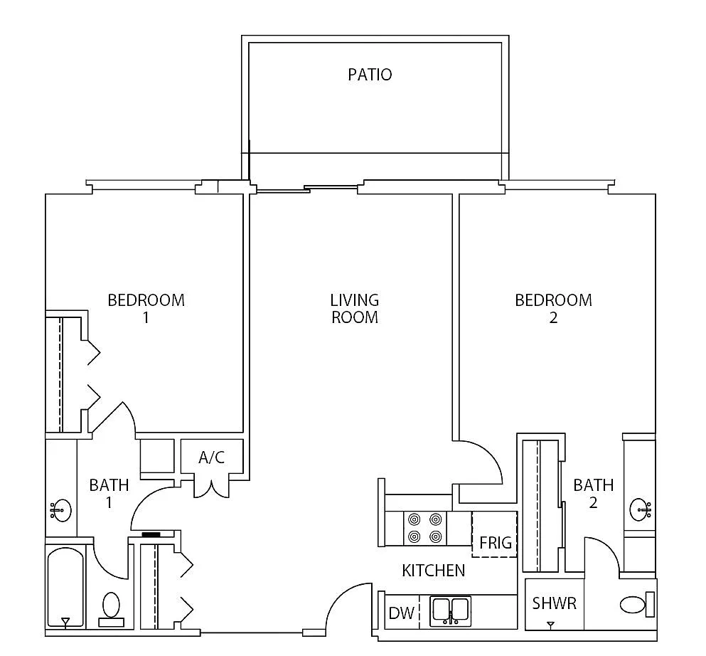 Floor plan B1