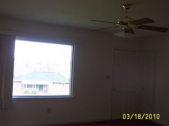 View of seay road and picture window from living room