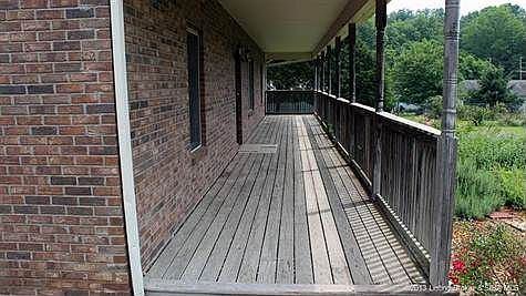 Front porch measuring 8'x52'