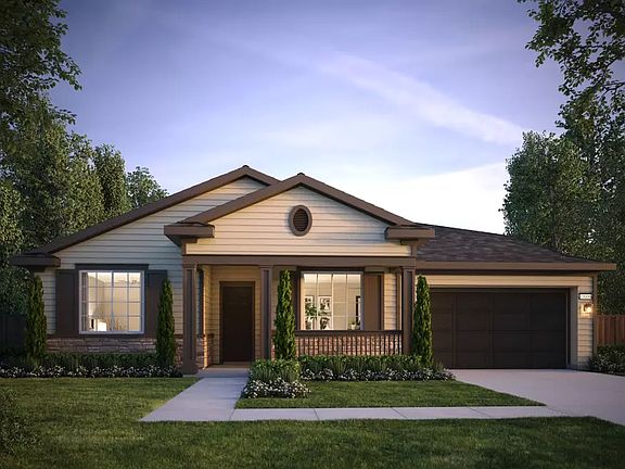 Avalon Point at River Islands Plan 1A Exterior Rendering