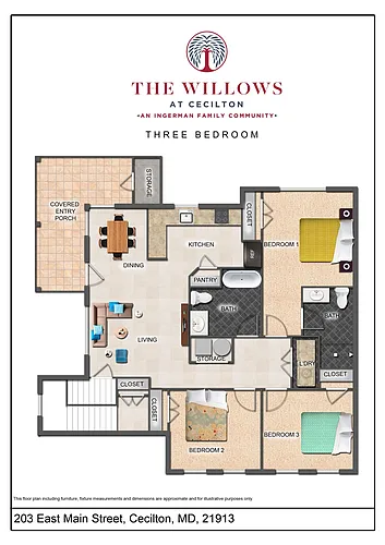 Floor plan 3 Bedroom