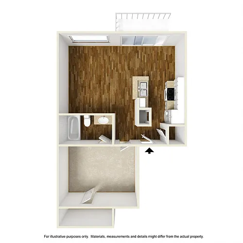 Floor plan Doral-A1