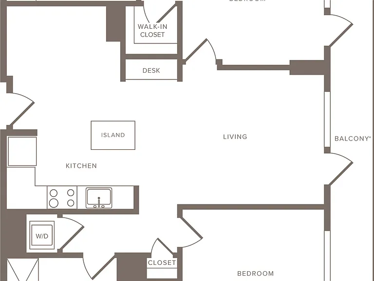 B7h -2x2 floor plan Linea Midtown