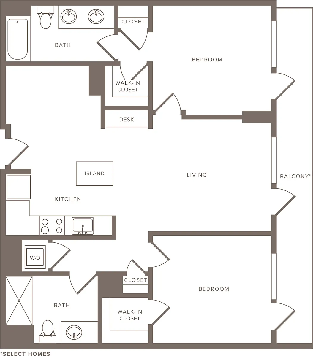 Floor plan B7h -2x2