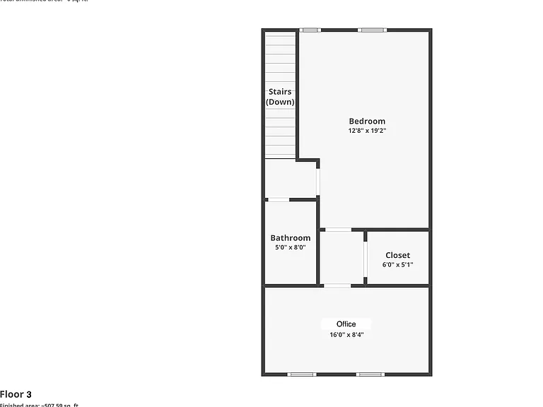 3rd Floor Floor Plan