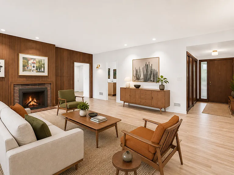 Living Room - Virtually Staged
