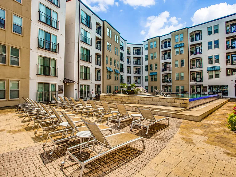 Soak up the sun by the pool