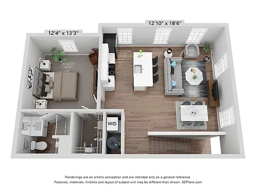 Floor plan Bentley Flat - EXC
