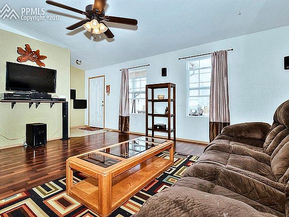 Living-room with Bright windows and Beautiful floors!