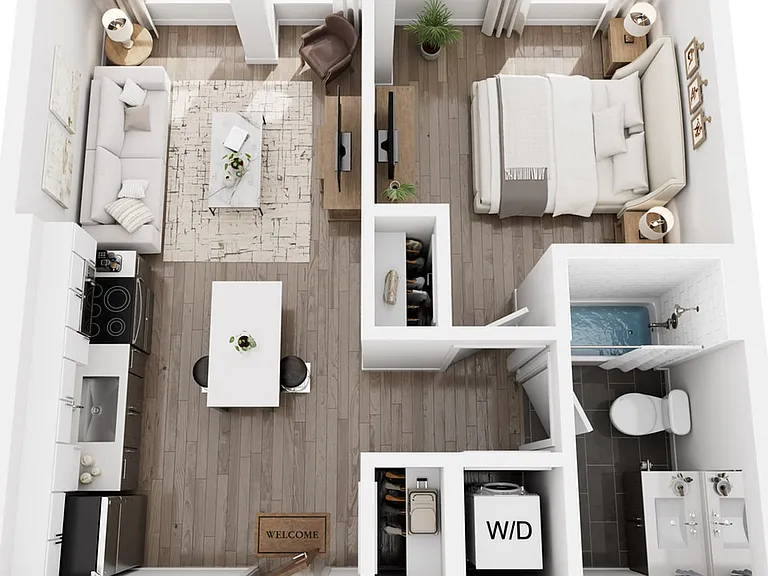 1 Bedroom 1 Bedroom
