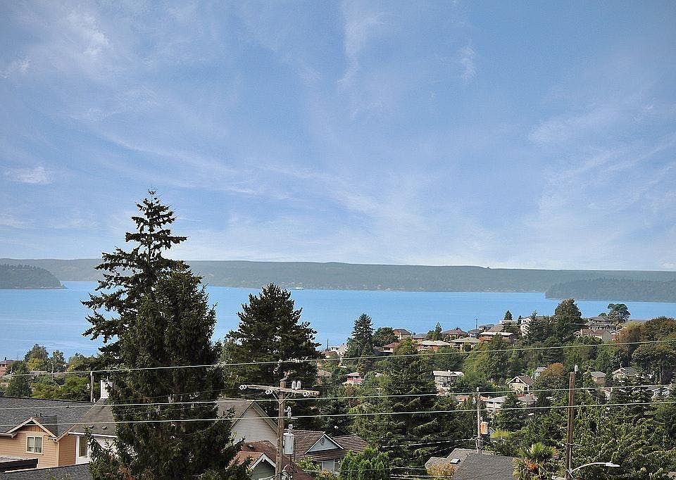 Sound view from large roof deck.