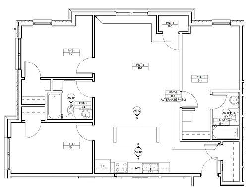 Floor plan Three Bedroom