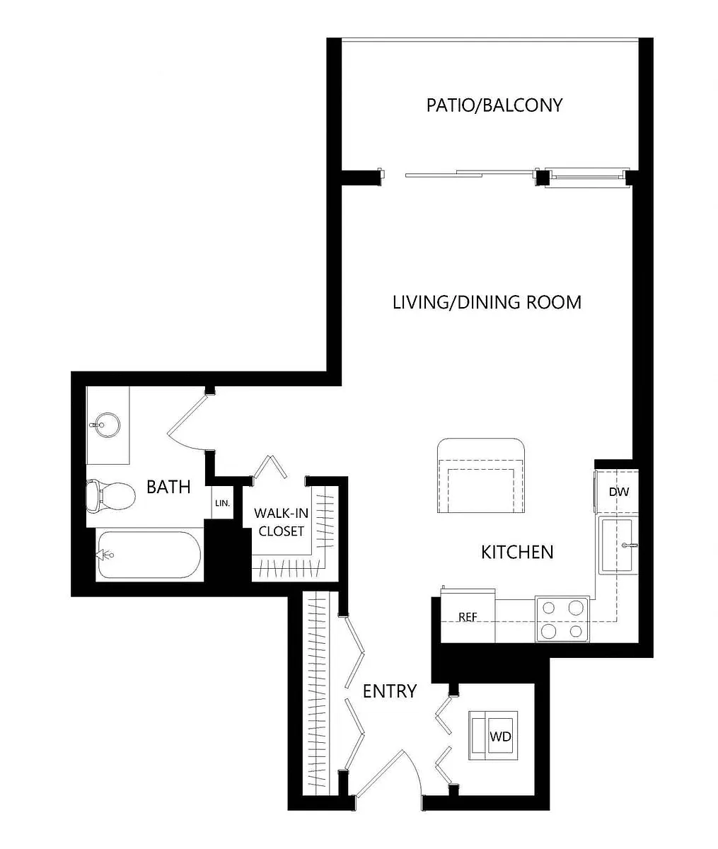 Floor plan STUDIO 06 - THE SHOREHAM