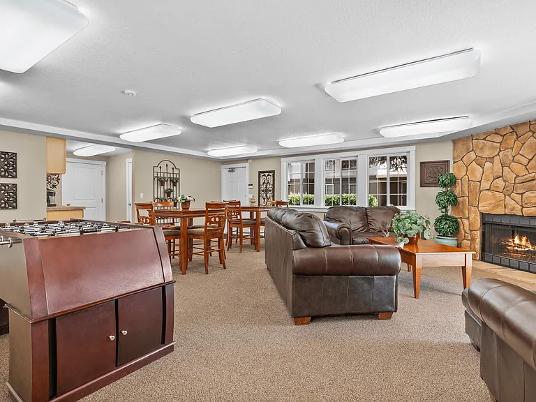 Relax, connect, and unwind fireside at University Commons.
