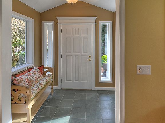 honed granite entryway 