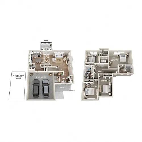 Floor plan Canvasback - 2 Car Garage
