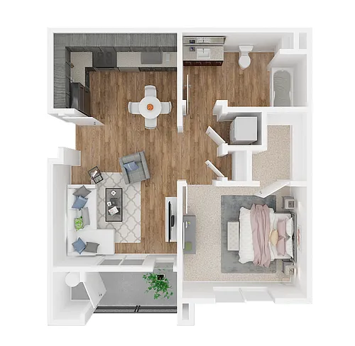 Floor plan 1X1