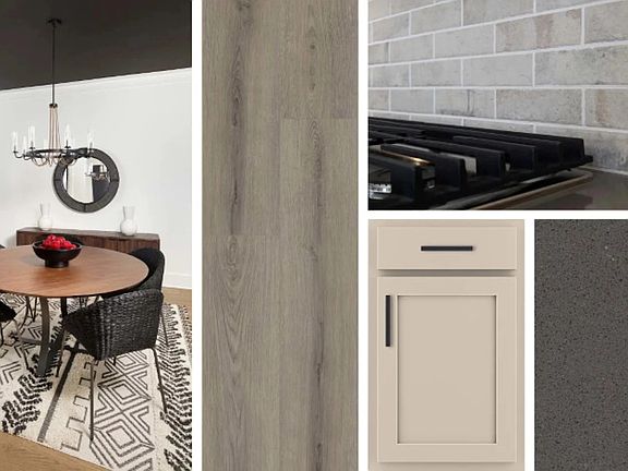 This home features the AW Collection R Foundry with cream cabinetry, vintage-inspired finishes, and