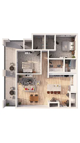 Floor plan B2