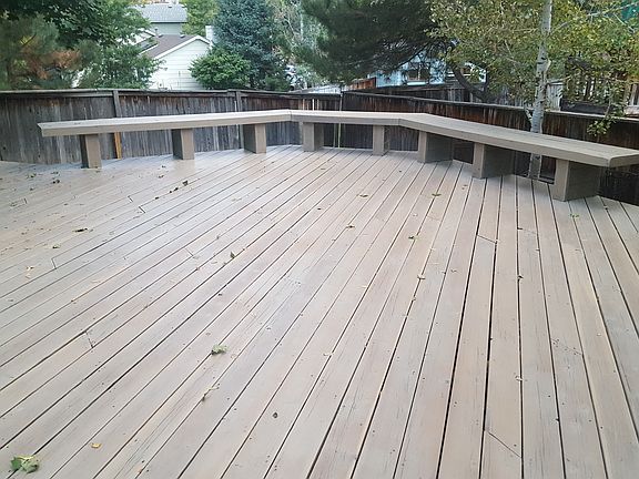 Large open deck!