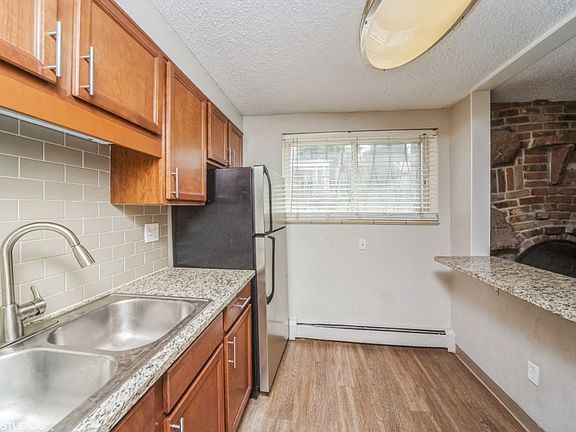 Galley style kitchen