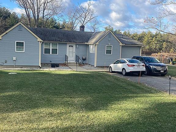 Front middle of lot