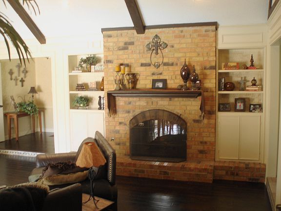 2 sided gas fireplace 