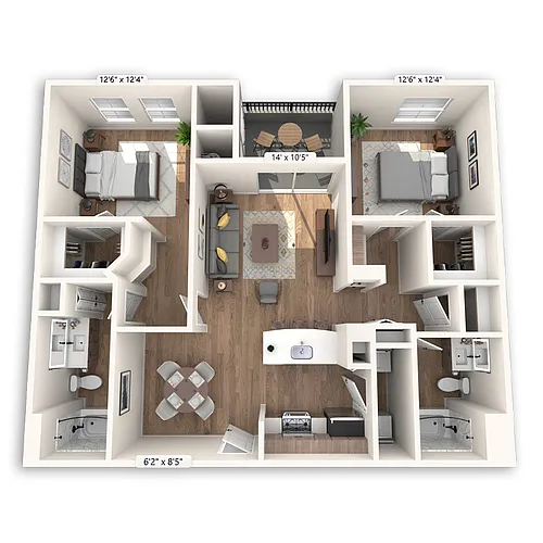 Floor plan Pacific