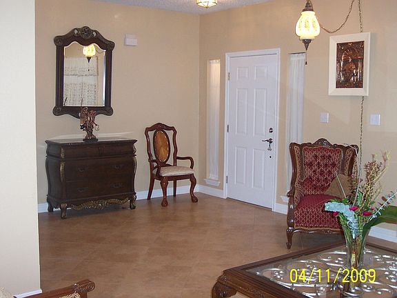 Foyer - All porcelain tile downstairs