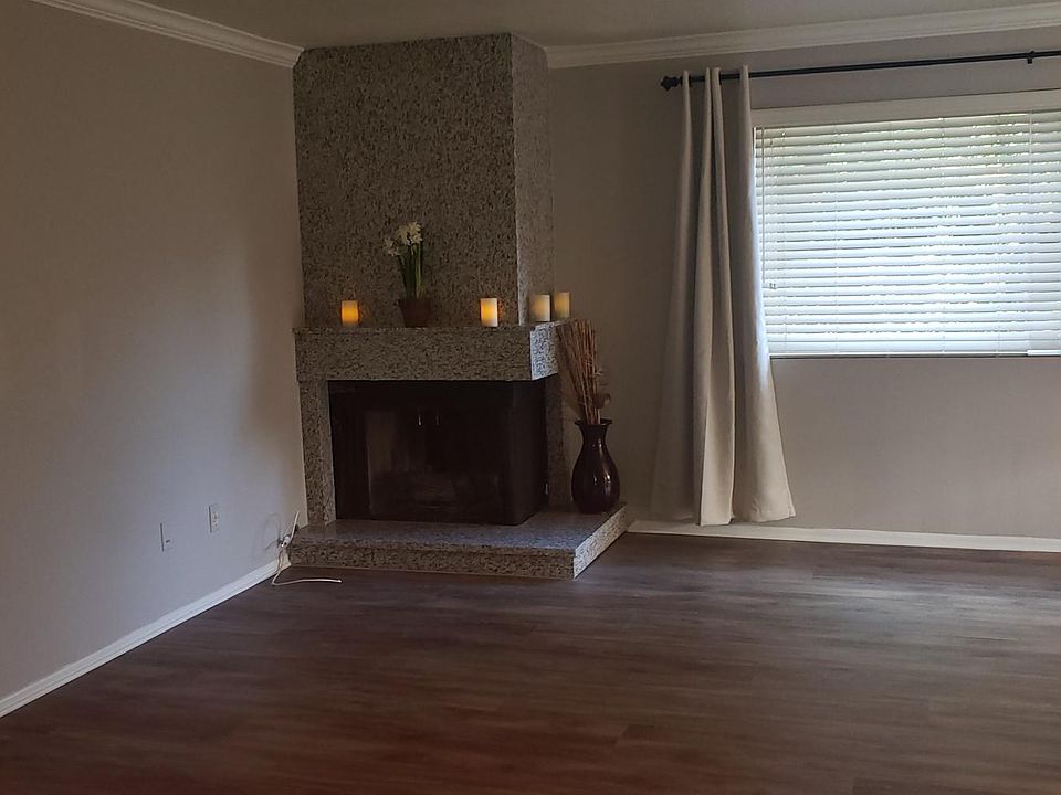 Living Room Granite fireplace