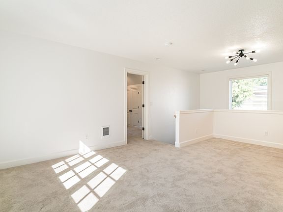Bedroom is off of the living room