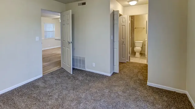 Double Closets in Bedroom Double Closets in Bedroom