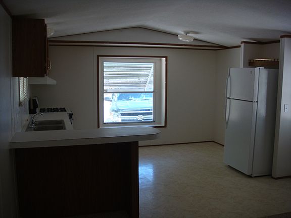 Living room looking to kitchen