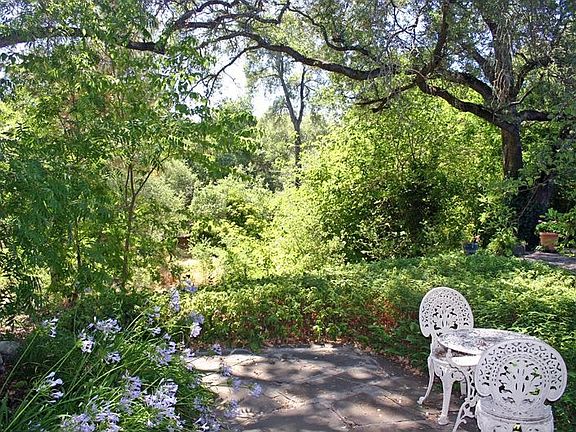 One of several patio views in back.