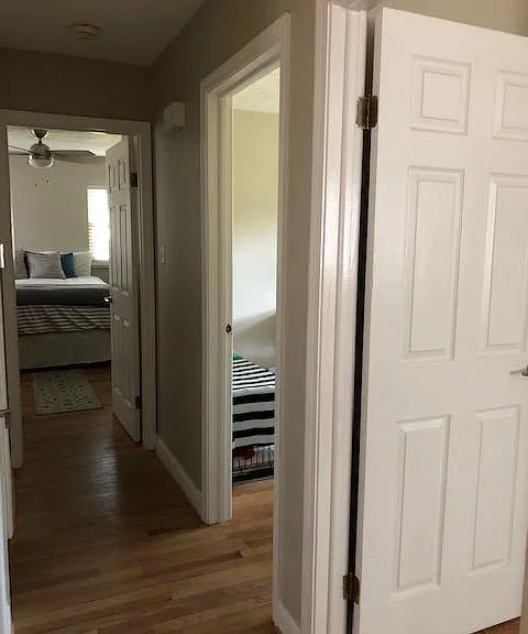 Hallway from dining room to master bedroom