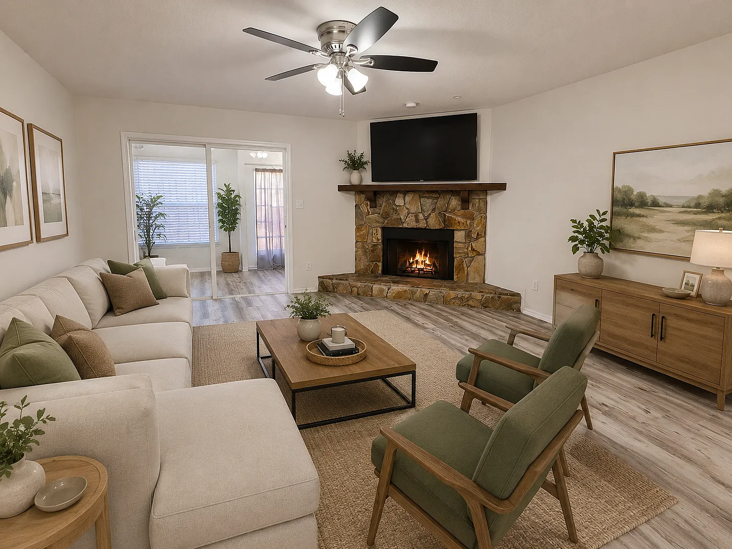 Amazing 2/1.5 Remodeled End Unit — Photo 2