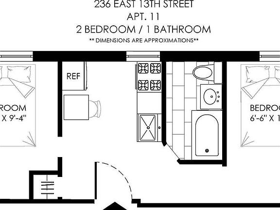 2nd image of 236 E 13th St APT 11