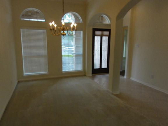 A view of the dining room (looking from the family room).
