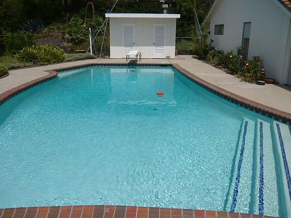Pool and changing room