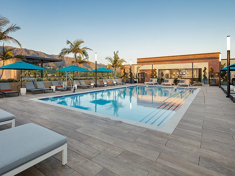 Sunset Pool Amenity - Esperanza at Duarte Station