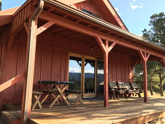 Deck furniture can stay or be stored.