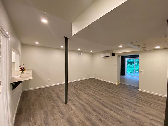 Living room facing mudroom and entrance