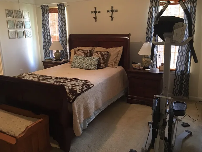 Master bedroom showing 2 windows