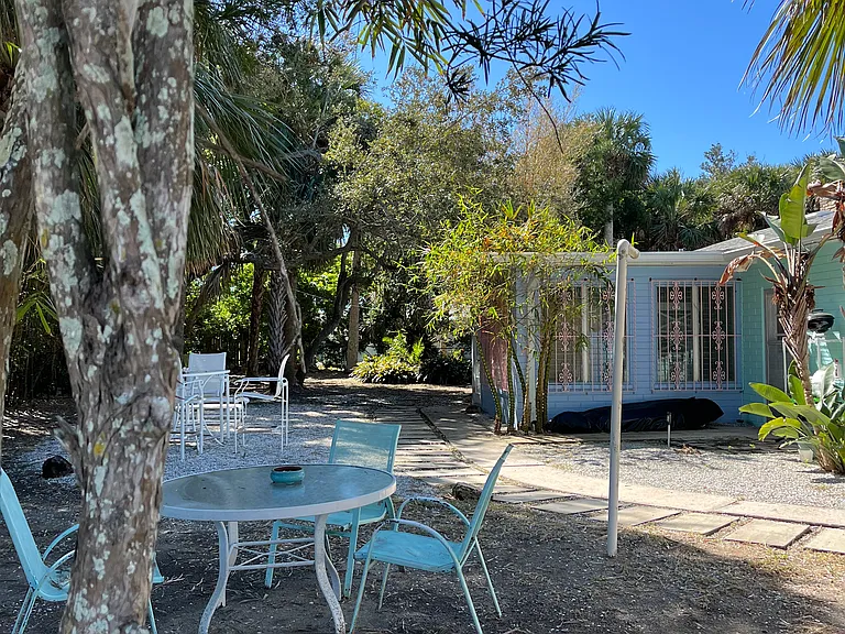 Fenced Backyard is a double lot perfect for pets, and humans to entertain and enjoy nature.