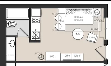 Floor plan Studio