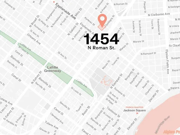 1454 N Roman St, New Orleans, LA 70116