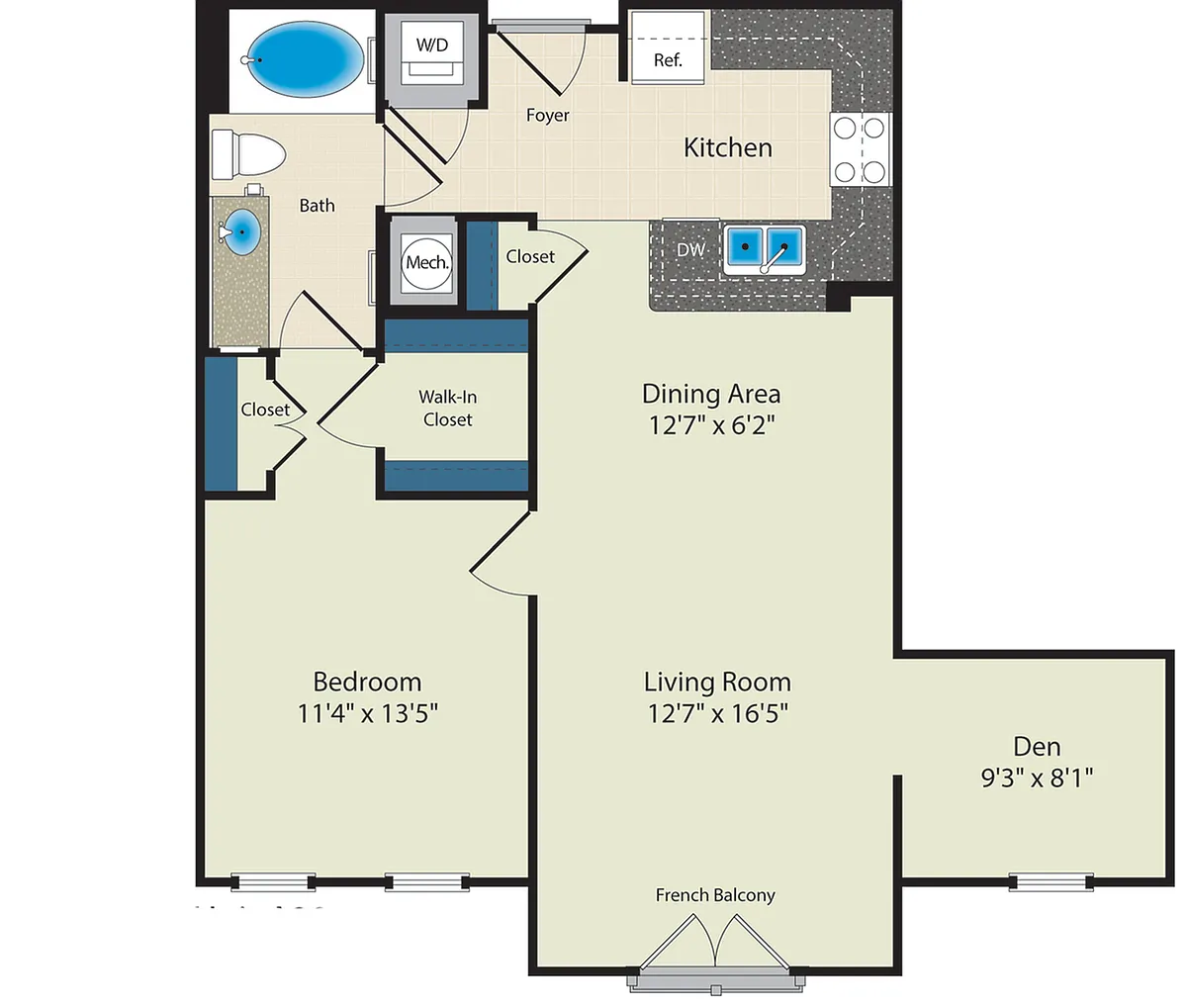 Floor plan The Roosevelt