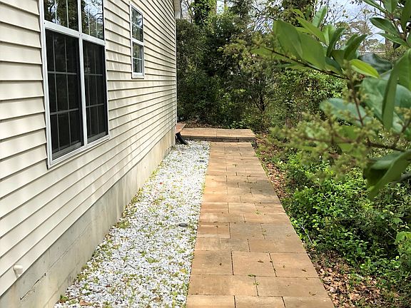 New walkway to the back yard